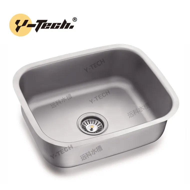 YK-5242E SS Kitchen Sink Stainless Steel Weight Polish Stainless Bowl