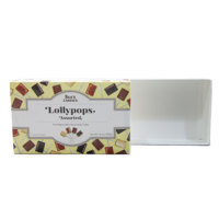 Caja de Embalaje de Alimentos Corrugada Personalizada y Colorida con Tapa, Caja de Dulces y Bocadillos con Laminado Mate para Embalaje y Uso Minorista