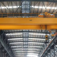 Pont roulant à double poutre de style européen Yiteng, palan électrique 40 tonnes, hauteur de levage 20 m, portée 10 m, utilisation intérieure/extérieure