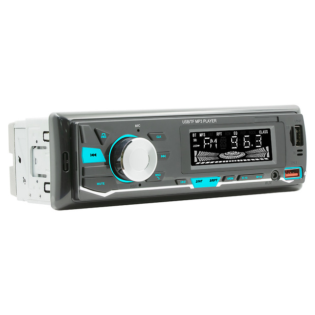 Car Radio MP3 Player BT Stereo Receiver FM Radio Hands-Free Calling USB/TF Card Player Support Autoradio Player