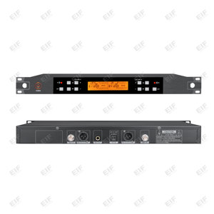 Sistema de Micrófono Inalámbrico UHF Profesional de Doble Canal OEM EIF HP-1000, Micrófono de Mano Profesional para Escenario, Karaoke, Iglesia - Product Image 6