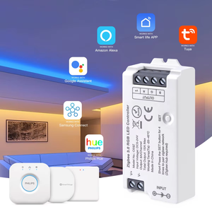 Controlador LED Zigbee 3.0 WiFi, PWN DIM CCT RGB RGBW RGBCCT, Puente para Tiras LED, Gateway de Modo Dual Tuya, Smart Things, DC5V-24V - Product Image 2