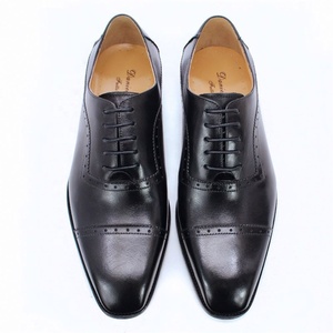 XuanWu A636 – Chaussures Richelieu classiques pour hommes, en cuir véritable fait main, style britannique, décontractées et habillées, à bout fermé, isolantes et massantes - Product Image 6