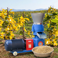 Nouvelle machine à fabriquer des granulés d'aliments pour porcs, bovins, poulets, poissons, volailles et bétail, 400 kg/h, moteur électrique, haute productivité