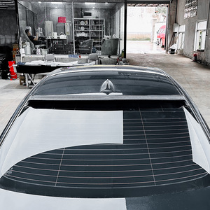 Bmw 1 Series E82 Coupe Rear Spoiler Piano <b>Black</b> Carbon Fiber Texture Ducktail <b>Trunk</b> Lip 2008-2013 - Product Image 2