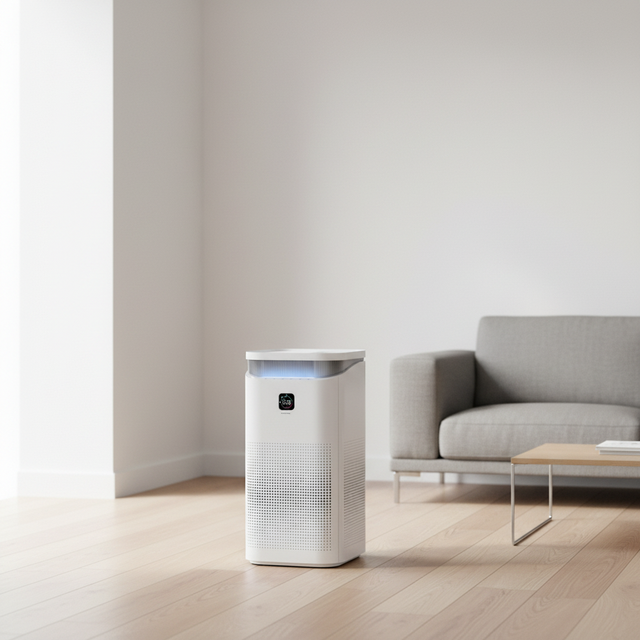 Whole House Air Purifier KJ500F HEPA H13 Filter for Allergies Smoke Dust Smart Home Air Cleaner