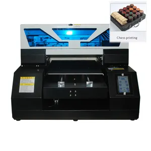 Hete Stijl Hoge Kwaliteit En Snelheid UV-Printer Machine A4 Flatbed Met Roterende Inkjet Te Koop