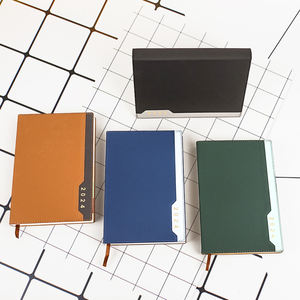 Diario interior personalizado, páginas de <span class=keywords><strong>libro</strong></span>, calendario de cuero Pu, planificador diario mensual, cuadernos de Pu con logotipo - Product Image 3