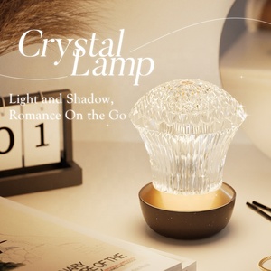 Lampada Notturna LED Moderna e Creativa, <span class=keywords><strong>Luce</strong></span> Calda, Dimmerabile Senza Livelli, Controllo Touch, Lampada da Comodino e Scrivania <span class=keywords><strong>di</strong></span> Media Dimensione, Ricaricabile - Product Image 4