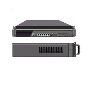 Fabricante 2U Rack-Mount Soft Router Intel Atom C3758 Octa Core 10Gb SFP + Fibra 6Lan pfSense Ubuntu CentOS OpenWrt <span class=keywords><strong>Firewall</strong></span> - Product Image 1