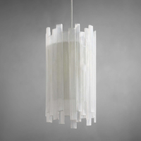 Lustre moderne de luxe en pierre naturelle pour salon