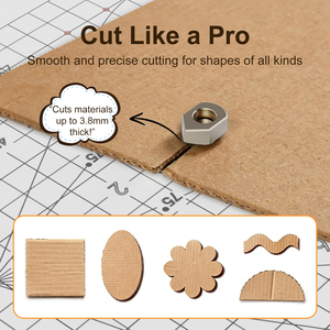 Outil de découpe automatique sans lame pour carton <span class=keywords><strong>Montessori</strong></span>, outil de découpe de papier DIY, favorise le développement des compétences créatives des enfants - Product Image 2