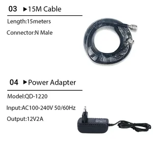เครื่องขยายสัญญาณโทรศัพท์มือถือ2G 3G 4G 700 850 1700/2100 1900 2600MHz เครื่องขยายสัญญาณมือถือ YX-AC05สัญญาณเซลลูลาร์4G - Product Image 4
