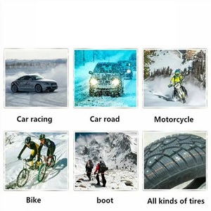 Hợp kim lốp đinh tán chống trượt tuyết móng tay cho xe off-road xe máy xe đạp lốp duy nhất Cleats mùa đông chống băng gai - Product Image 6