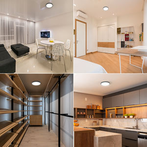 Lámpara de Techo LED de 7 Pulgadas, Alto Lumen, 5CCT, Redonda, Empotrada, para Dormitorio y Hogar - Product Image 5