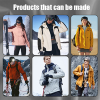 Tela Softshell de Nailon al por Mayor, Elástica, Impermeable, Resistente al Desgaste, Antidesgarro, para Chaquetas de Exterior Resistentes al Viento