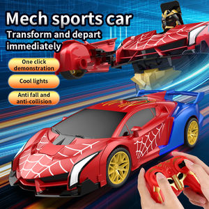 Transformer les voitures Rc 2.4Ghz voiture télécommandée 1:18 échelle Robot déformation à un bouton Rotation à 360 ° voiture jouet cadeaux pour garçons - Product Image 3