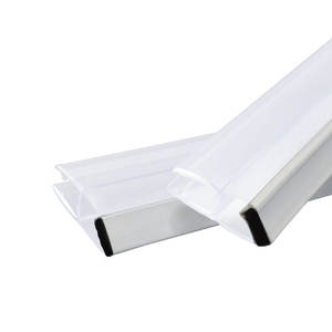 Tiras de sellado de <span class=keywords><strong>perfil</strong></span> de extrusión de <span class=keywords><strong>goma</strong></span> de PVC para puerta de <span class=keywords><strong>mampara</strong></span> de <span class=keywords><strong>ducha</strong></span> de baño burlete impermeable - Product Image 2