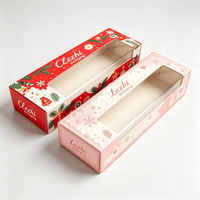 Boîtes de boulangerie personnalisées, boîte d'emballage pour croissants, boîte à pain pour croissants, boîte d'emballage pour biscuits, carton alimentaire pour fête de Noël