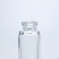 Flacon en verre sodalite transparent rond de luxe de 10 ml pour cosmétiques et parfums avec pulvérisateur à pompe