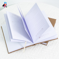 Carnet de notes en lin personnalisé pour étudiants, réunions de bureau, journal de travail, notes rapides et simples, mémo de cours