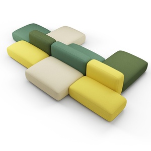 Public Reception Waiting Lounge <b>Sofa</b> Office Furniture Business Square Modular Combination Office <b>Sofa</b> - Product Image 4