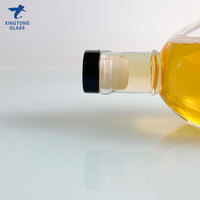 Fabrication de bouteilles en verre de haute qualité 100ml 200ml 500ml 750ml bouteilles en verre de liqueur brandy vodka whisky gin