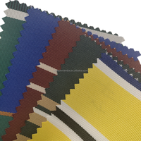 Offre Spéciale d'usine pare-pluie rayé tissu Oxford auvent extérieur auvent bâche tissu polyester imperméable