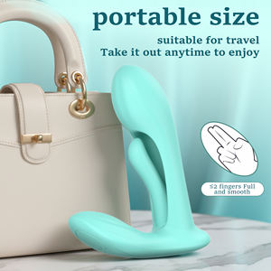 Tragbarer Vibrator App-gesteuert Fernbedienung Wiederaufladbar Wasserdicht Silikon Diskret Leise Erwachsenen-Sexspielzeug für Frauen - Product Image 6