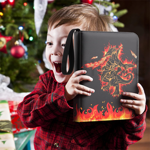Protège-cartes <span class=keywords><strong>Charizard</strong></span> en PVC pour pochettes, feuilles de présentation, protège-cartes photo <span class=keywords><strong>GX</strong></span> originaux TCG pour cartes à collectionner, pochettes pour cartes photo, classeur - Product Image 2