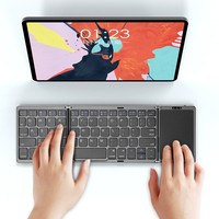 Clavier numérique pliable sans fil avec Type-C, ultra fin et portable pour téléphone/tablette, multifonctionnel