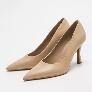8503-3 Nouveaux Escarpins Classiques Couleur Unie à Bout Pointu pour <span class=keywords><strong>Femme</strong></span> – Talons Hauts Professionnels d'Automne - Product Image 1