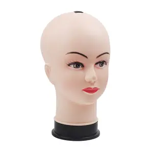 Plastic Head Model Ladies Wearing Wigs With Hats Wearing A Turban Rubber Pin Wearing Glasses Mask With Ears