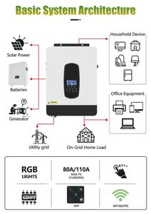 Convertisseur solaire hors réseau SP Series <span class=keywords><strong>2200VA</strong></span> 1800W à onde sinusoïdale pure avec connectivité Wi-Fi - Product Image 6