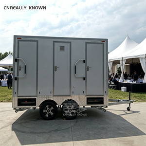 Salle de bain mobile modulaire entièrement équipée, toilettes de luxe pour le camping, remorque de toilettes pour événements - Product Image 3