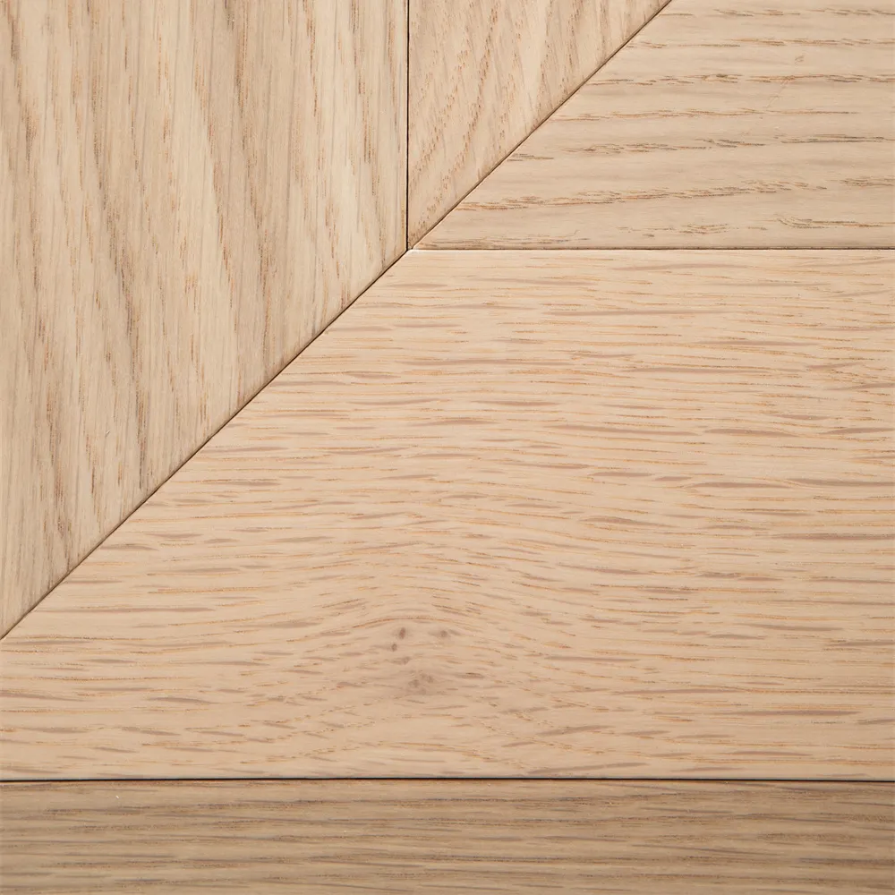 High grade multi-layer engineered oak unfinished chevron wood