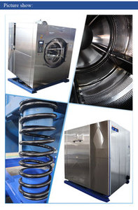 HOOP Lavandería Automática Industrial Gran capacidad Excelente lavadora y secadora Lavado <span class=keywords><strong>foldimate</strong></span> Máquina <span class=keywords><strong>de</strong></span> <span class=keywords><strong>planchar</strong></span> plegable 100-150KG - Product Image 5