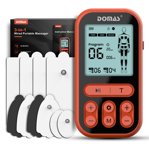 Dispositivo de Terapia Certificado Médico, Masajeador de Cuello y Hombros con Cable, Tens Fisioterapia, Almohadillas de Electrodos de Gel Antialérgicas, Máquina Tens - Product Image 1
