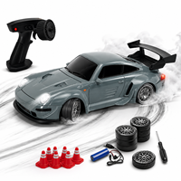 Voiture RC électrique télécommandée à 4 canaux à l'échelle 1/20 avec câble USB, voiture de sport à dérive, vitesse maximale de 20 km/h
