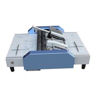 Machine plieuse électrique tout-en-un NWD pour format A3, agrafeuse à point de selle, 21 kg