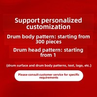 African Hand Drum 8 Inch Professional Percussion Instrument for Children Kindergarten Wholesale