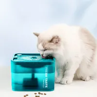 Papifeed otomatik kedi su çeşmesi köpek su sebili pet su çeşmesi LED ışık
