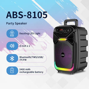 Altavoz Karaoke BT de Alta Potencia con Luces RGB para Fiestas, Altavoz Portátil Mini de 10W, Subwoofer Portátil para el Hogar, Equipo de Karaoke - Product Image 2