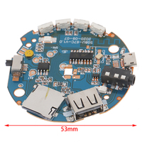 Nouveau récepteur BT multifonction 3.7-5V carte amplificateur Audio PCBA décodeur MP3