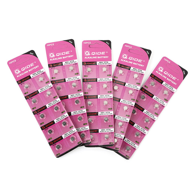50pcs SR626SW Montre Pile Bouton Pour Montre Bouton Batterie SR626 376 377 GP377 V377 565 L626 G4 GA4 AG4 Puissance