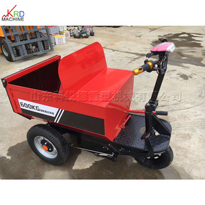 इलेक्ट्रिक थ्री व्हील डम्पर गाड़ी की बड़ी बैटरी क्षमता स्व-डंपिंग निर्माण स्थल, रेत सीमेंट के लिए परिवहन ट्रॉली - Product Image 2