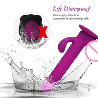 Vibrateur puissant et silencieux JoyPark à 6 vitesses, télécommandé, étanche IPx6, rechargeable avec batterie Li-ion, sans latex, écologique, à grandes pulsations.
