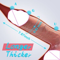 Silikon-Doppelschicht-Dildo mit starkem Saugnapf, G-Punkt-Vibrator, lebensechter Penis, künstlicher großer Schwanz, Sexspielzeug für Frauen