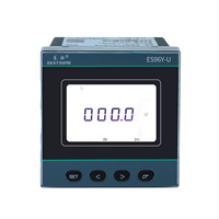 EASTSONG ES96Y-U Voltímetro Digital Monofásico de 96x96mm, CA 1000V, Pantalla LCD, RS485 Half-Duplex Modbus RTU, Clase 0.5, IP65