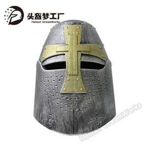 Hot Selling Kunststoff Ritter helm Topfhelm Mittelalter licher Ritter Helm Topf Helm Roman - Product Image 5